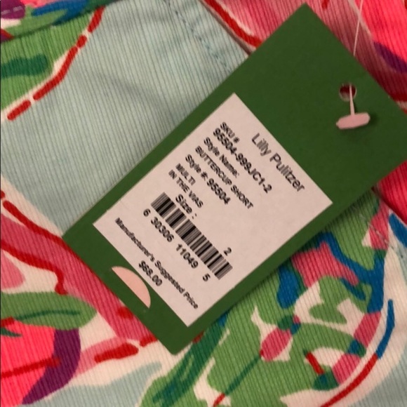 NWT Lilly Pulitzer The Buttercup Short Size 2 - Picture 3 of 4